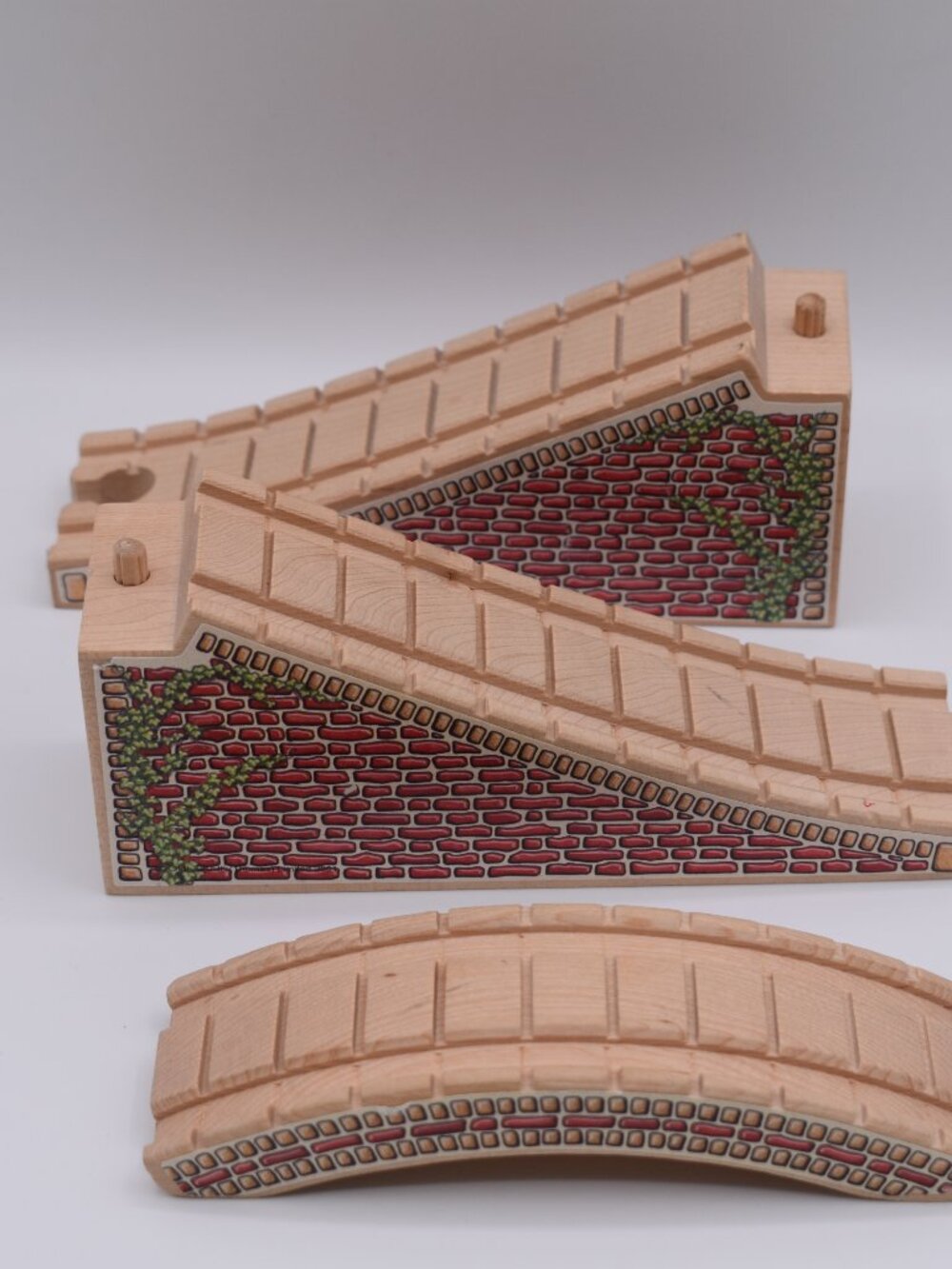 Clickety Clack Arched Stone Bridge 1994 Thomas & Friends Wooden Railway Trains - Picture 6 of 8